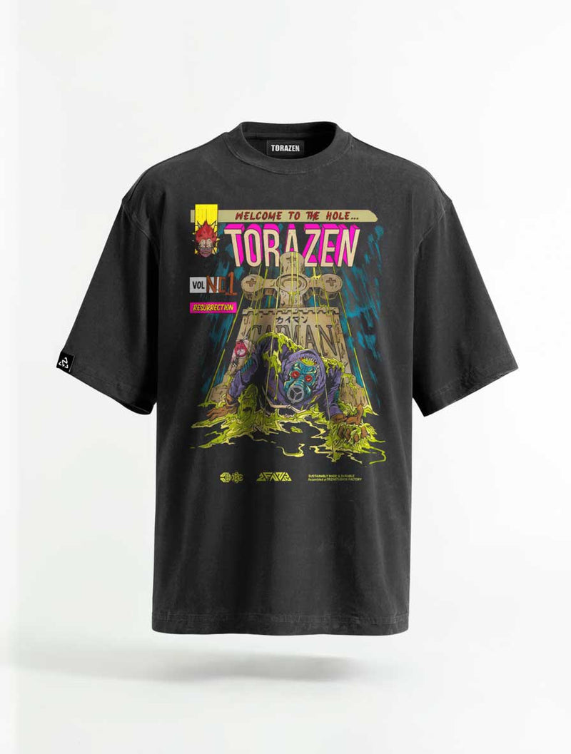 Holeborn Rise Vintage Tee - Dorohedoro-inspired design by Torazen