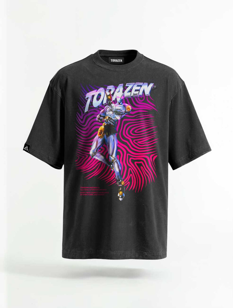 Star Ripple Vintage Tee - JoJos Bizarre Adventure-inspired design by Torazen