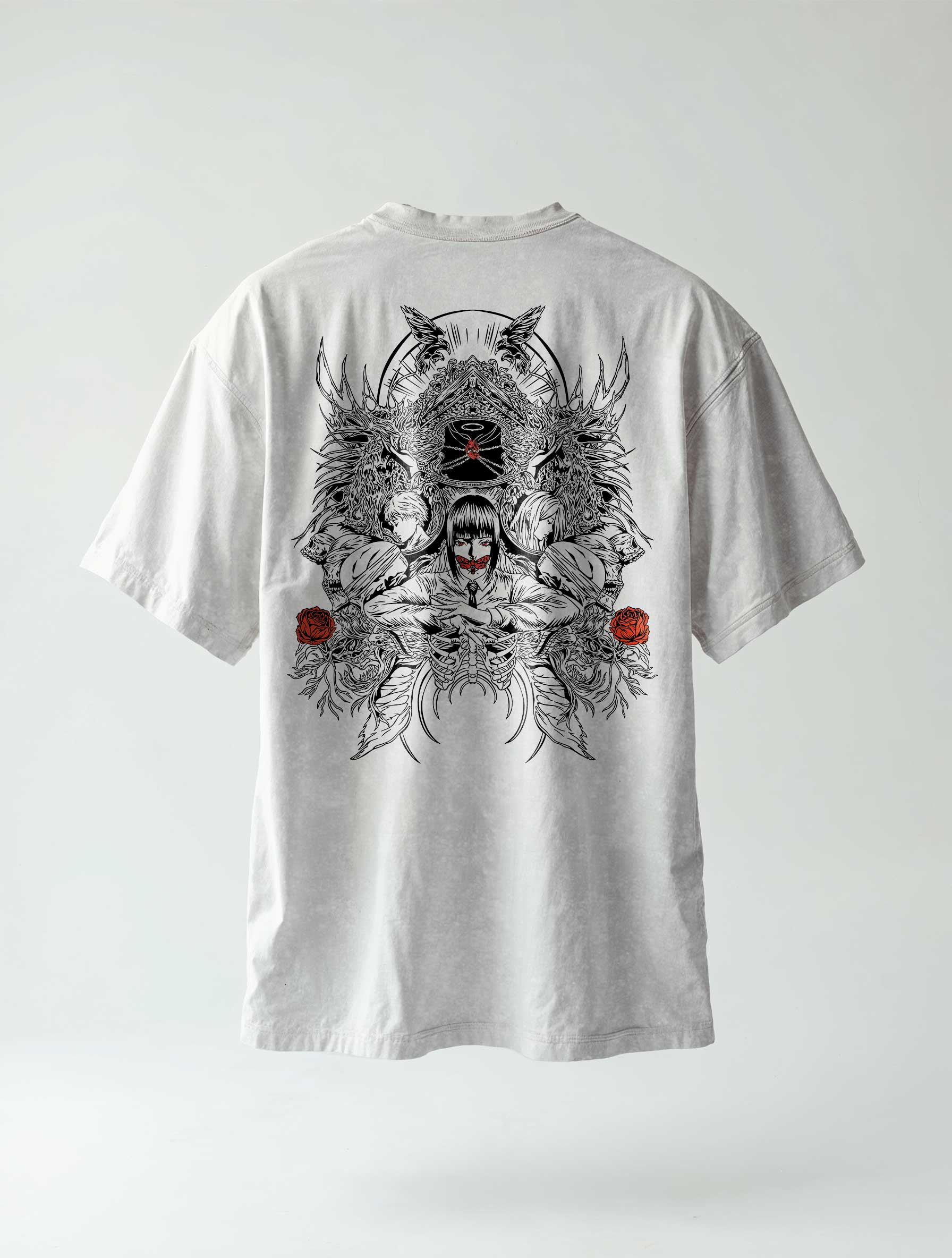 CSM ✦ Control Devil Heartbound Chains Vintage Tee