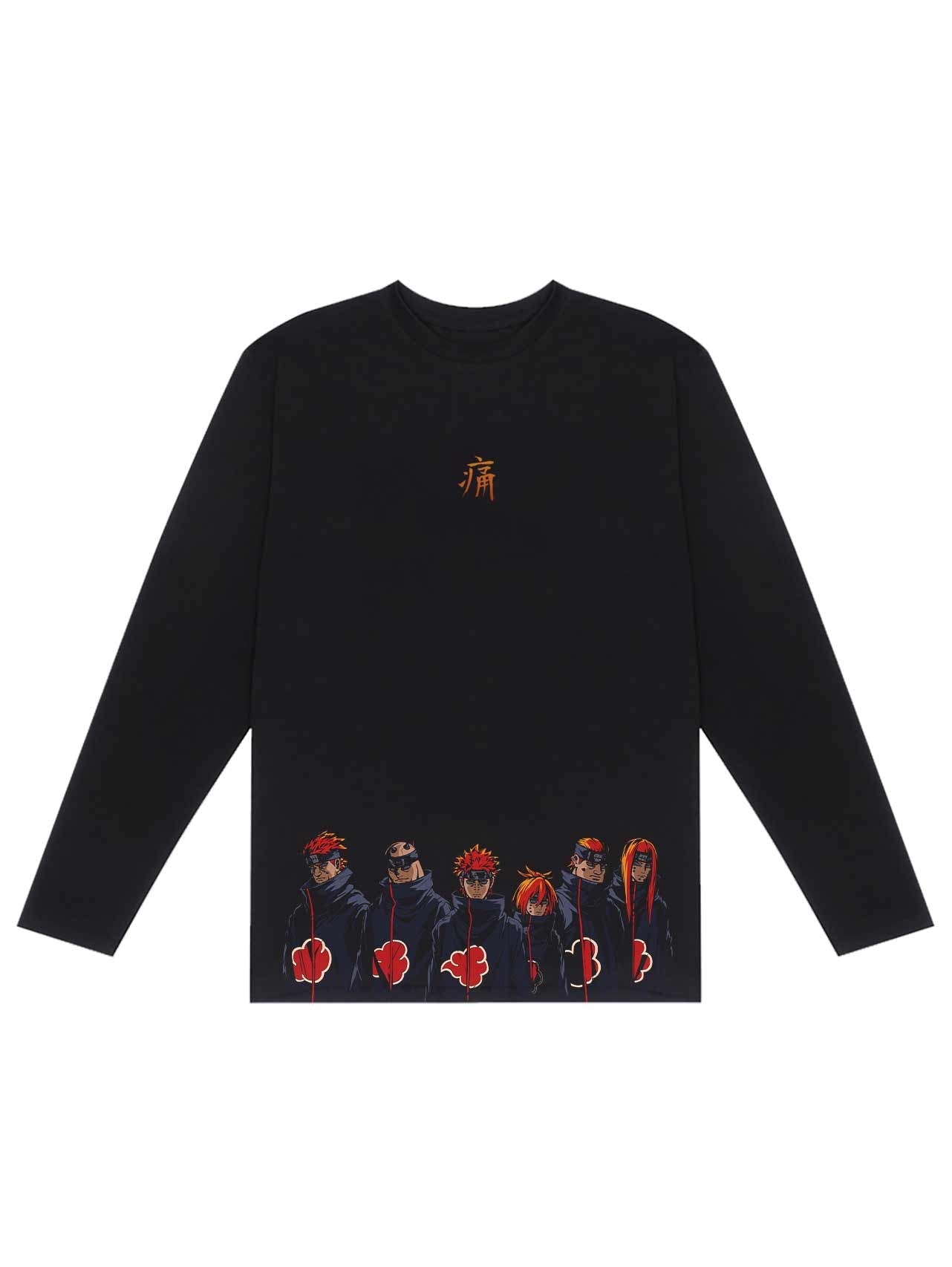 A t-shirt with anime-inspired design, blending manga shonen style with modern streetwear aesthetic.