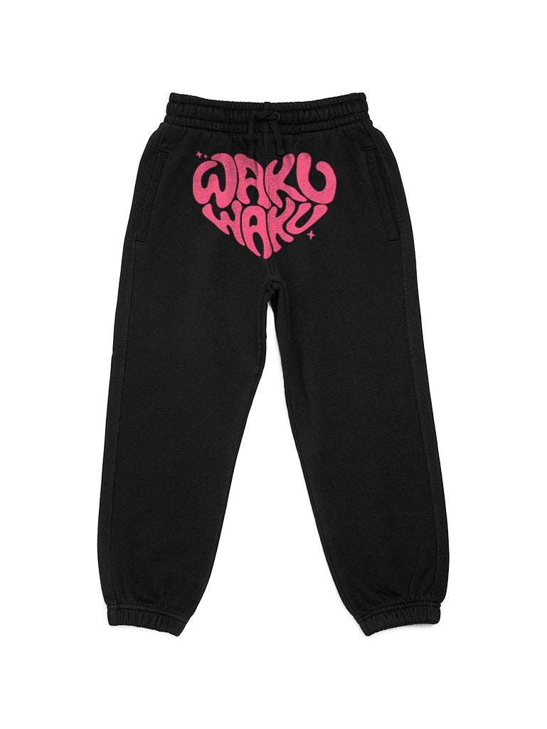 A pants with anime-inspired design, blending manga shonen style with modern streetwear aesthetic.
