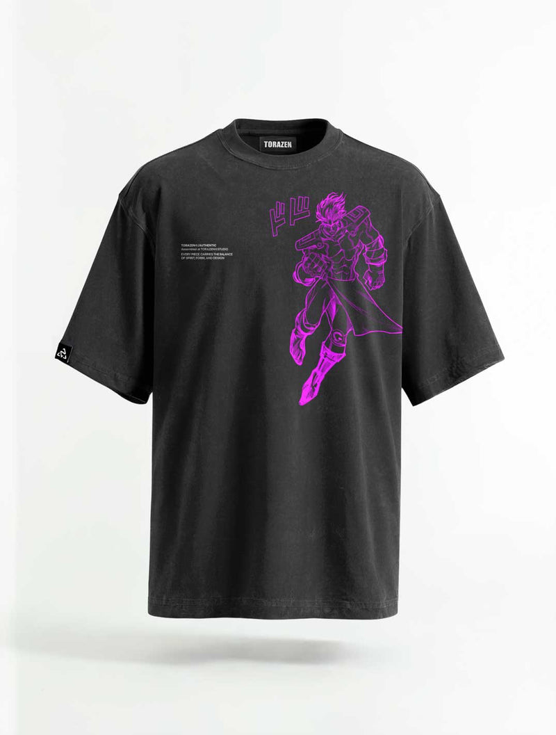 Neon Platinum Vintage Tee - JoJos Bizarre Adventure-inspired design by Torazen