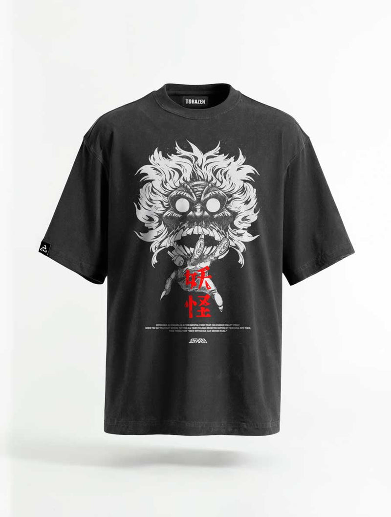 Yokai Burst Vintage Tee - Dan Da Dan-inspired design by Torazen