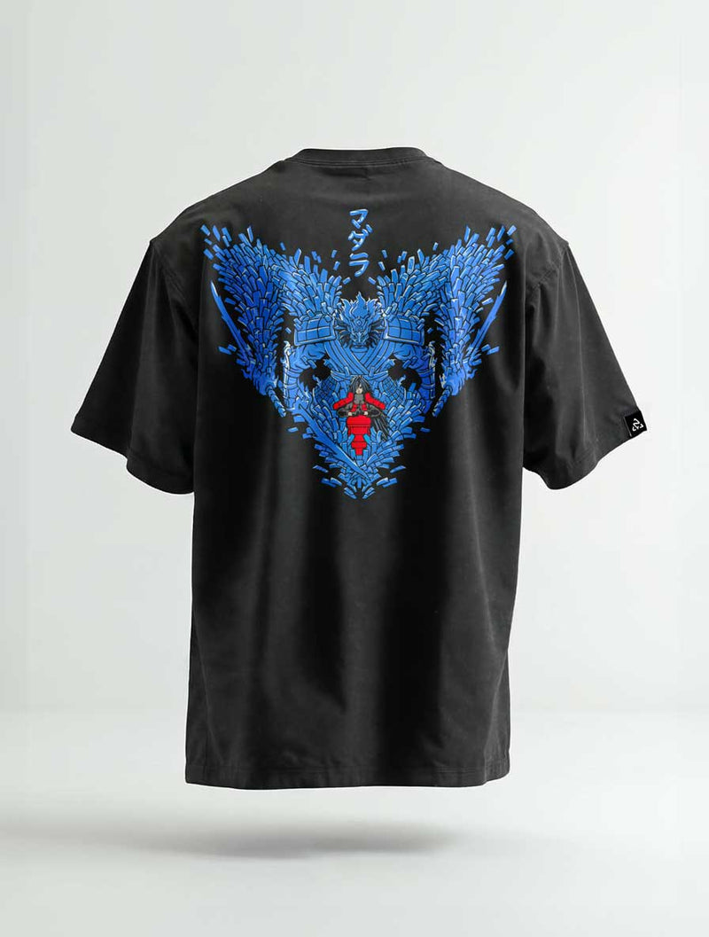 Blue Wrath Vintage Tee - Naruto-inspired design by Torazen