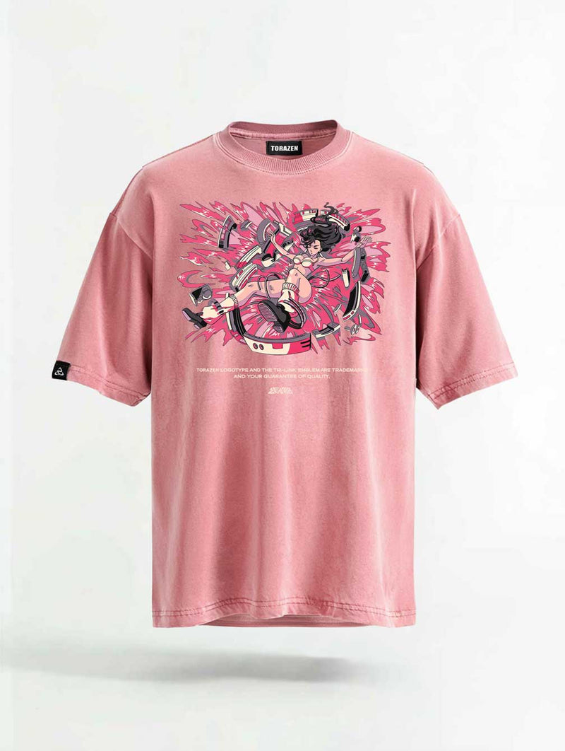 Psychic Flux Vintage Tee - Dan Da Dan-inspired design by Torazen