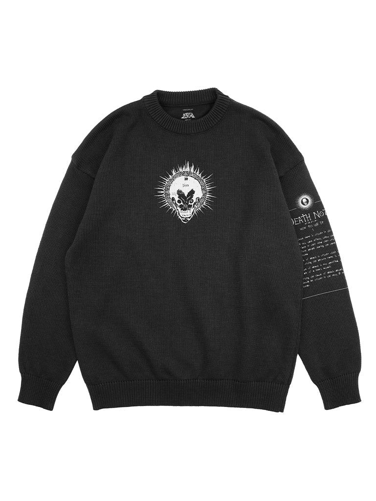 A sweatshirt with anime-inspired design, blending manga shonen style with modern streetwear aesthetic.
