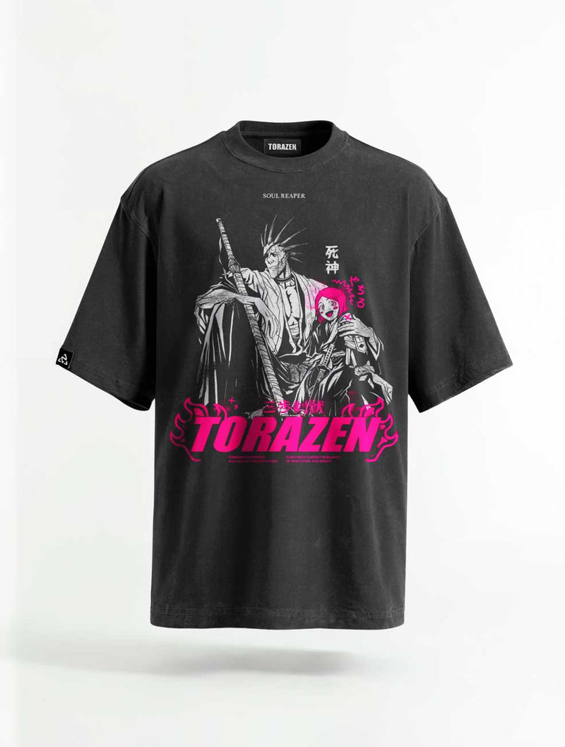 Reaper Duo Vintage Tee - Bleach-inspired design by Torazen