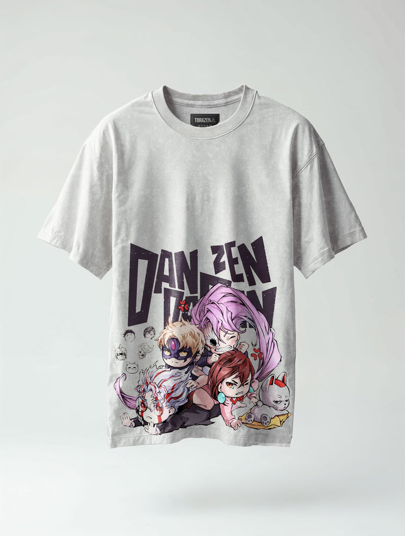 Turbo Chaos Vintage Tee - Dan Da Dan-inspired design by Torazen
