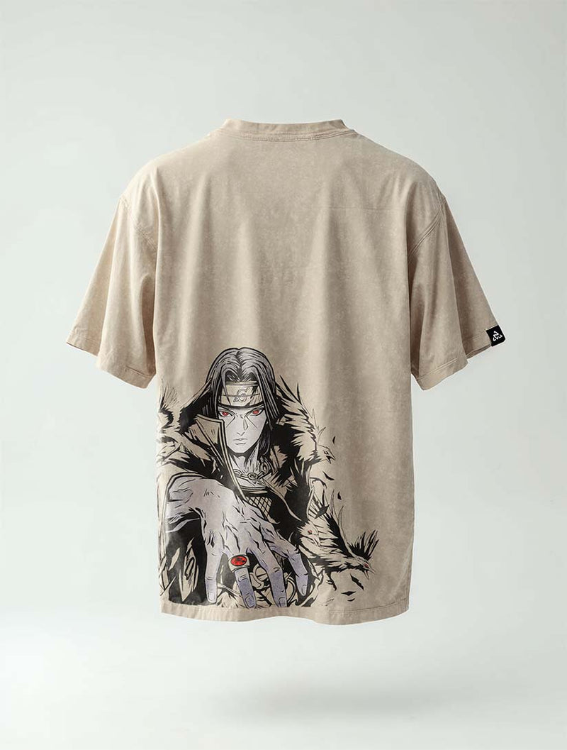 Uchiha Crow Finger Vintage Tee - Naruto-inspired design by Torazen