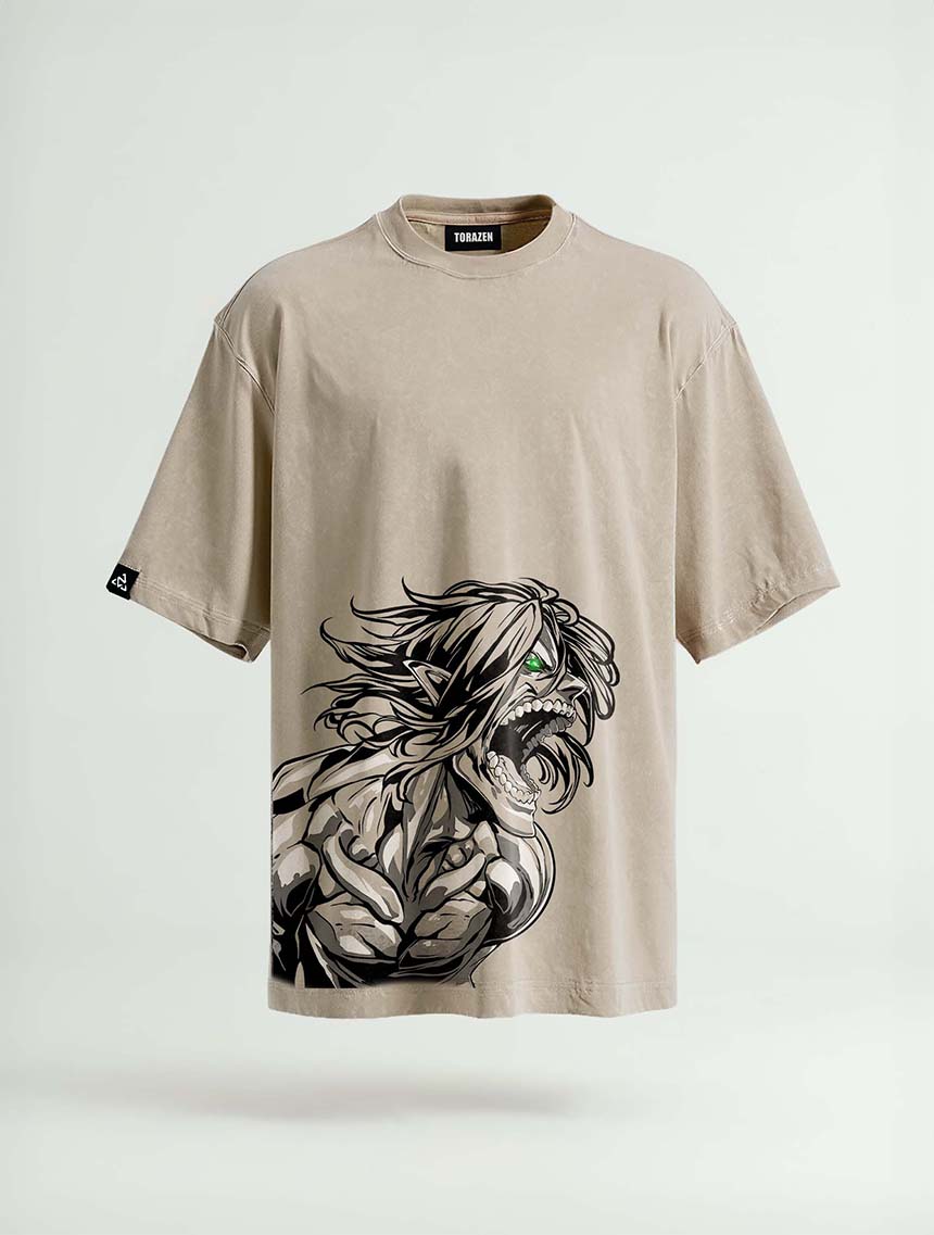 AOT ✦ Attack Titan Green Eye Vintage Tee