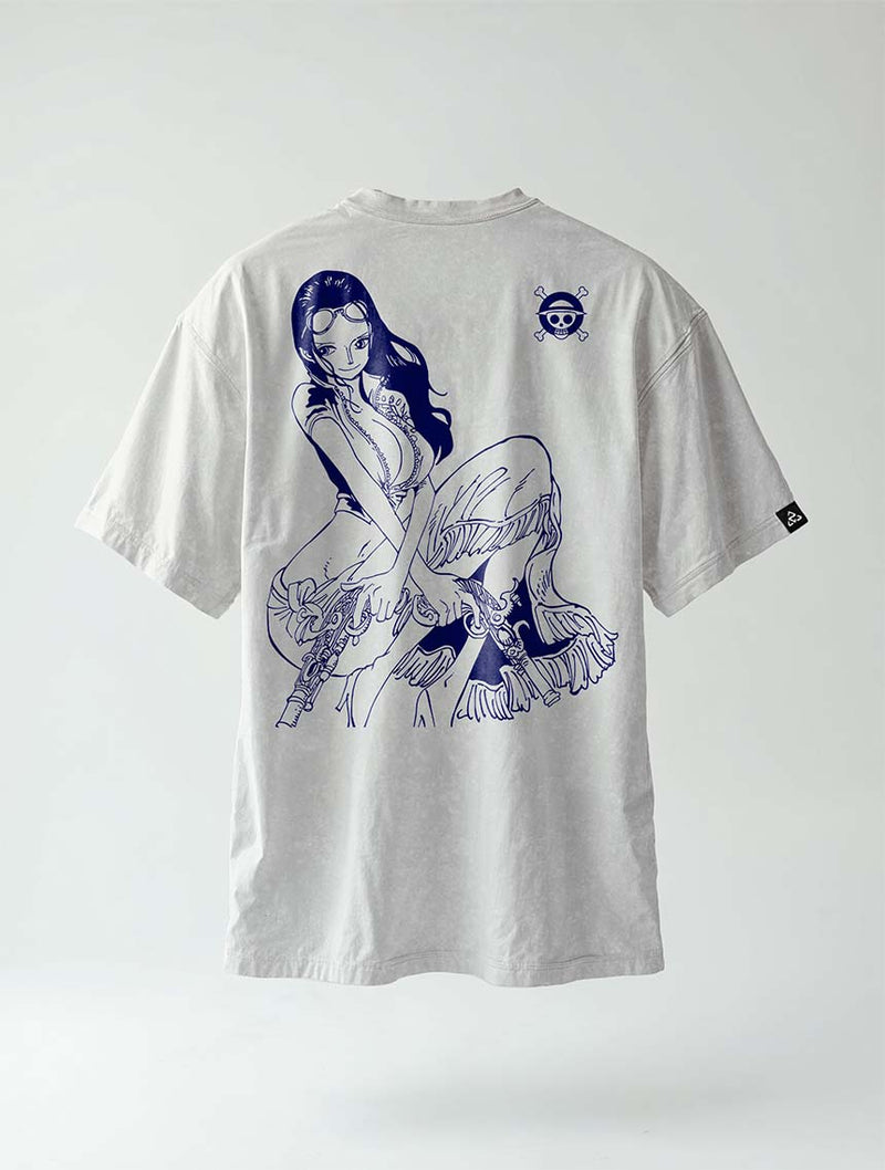 Archaeologist Blue Line Vintage Tee - One Piece-inspired design by Torazen