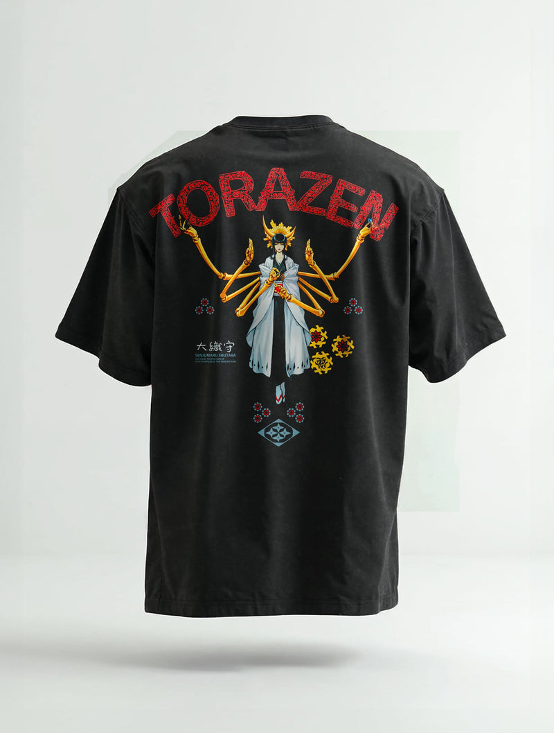 Celestial Weaver Vintage Tee - Bleach-inspired design by Torazen