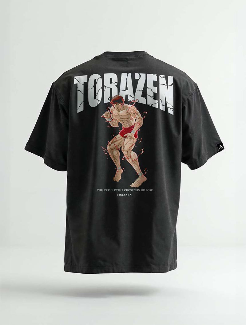 Stance Force Vintage Tee - Baki Hanma-inspired design by Torazen