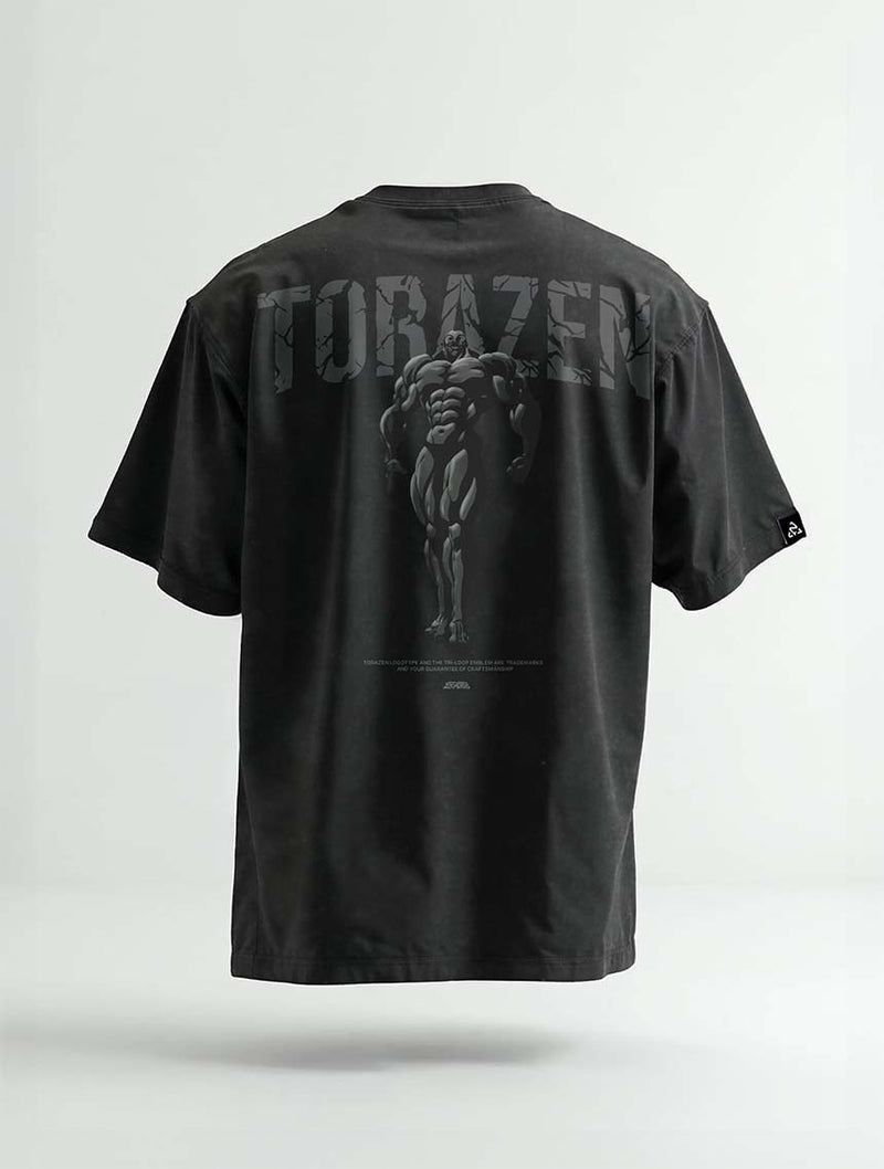 Muscle Reign Vintage Tee - Baki Hanma-inspired design by Torazen