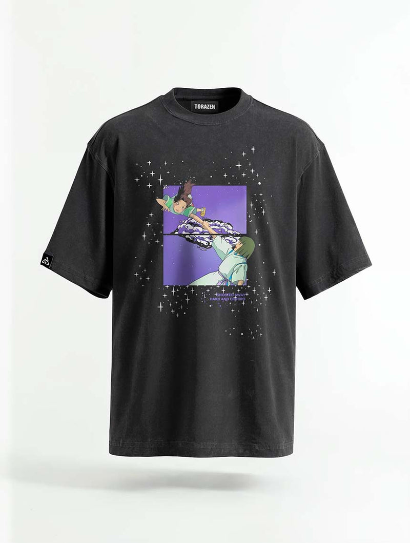 Spirit Drift Vintage Tee - Studio Ghibli-inspired design by Torazen