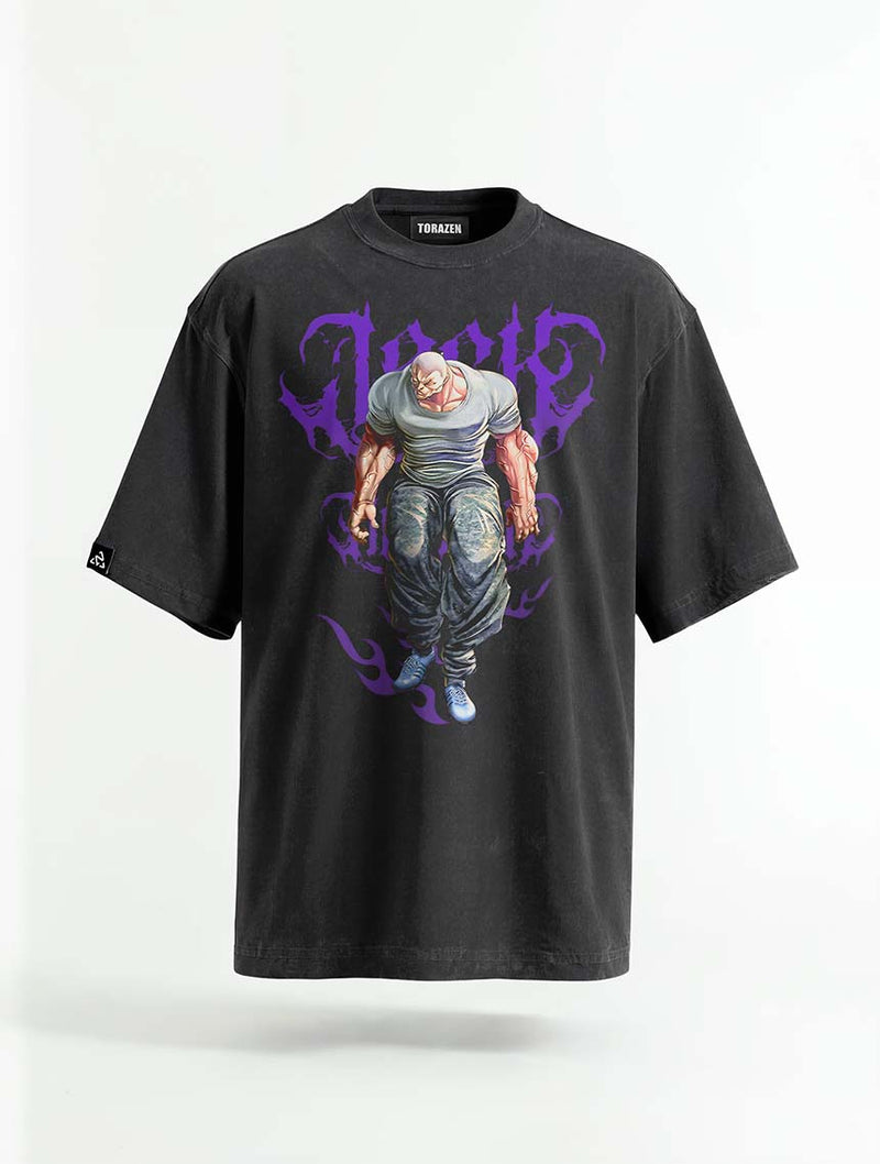 Intense Bulk Vintage Tee - Baki Hanma-inspired design by Torazen