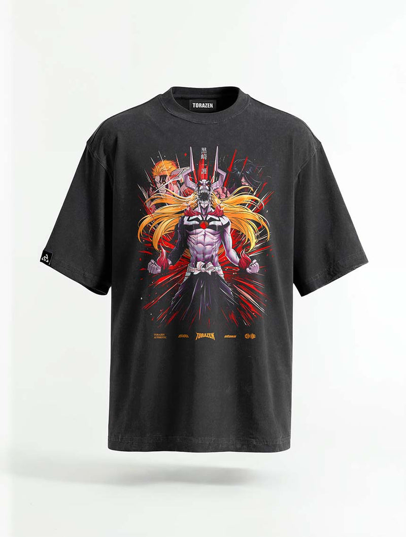 Hollow Surge Vintage Tee - Bleach-inspired design by Torazen