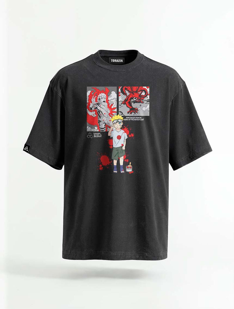 Hidden Tear Vintage Tee - Naruto-inspired design by Torazen