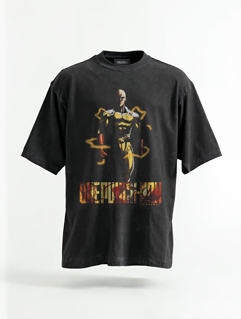 One Punch Man Vintage Tee - One Punch Man-inspired design by Torazen