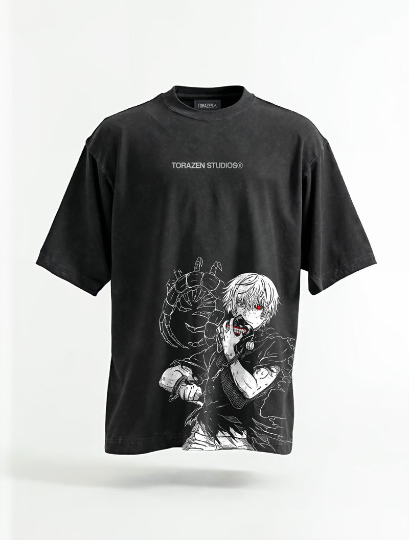 One-Eyed Ghoul Kanou Vintage Tee - Tokyo Ghoul-inspired design by Torazen