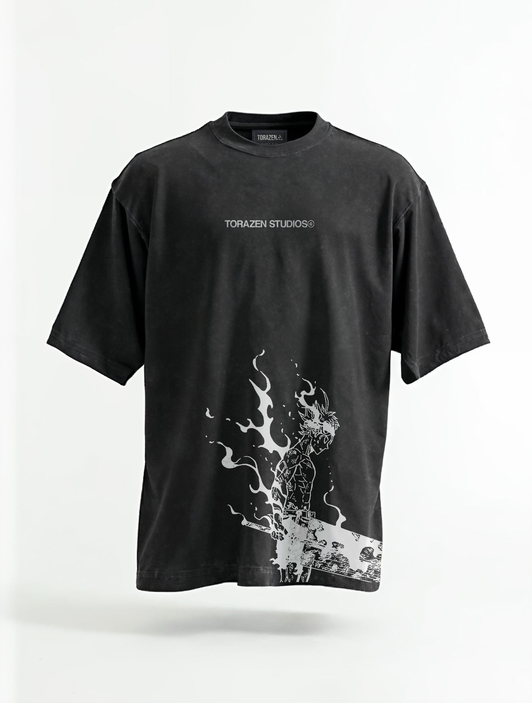 BLK-CLV ✦ Demon Form Clover Warrior Vintage Tee