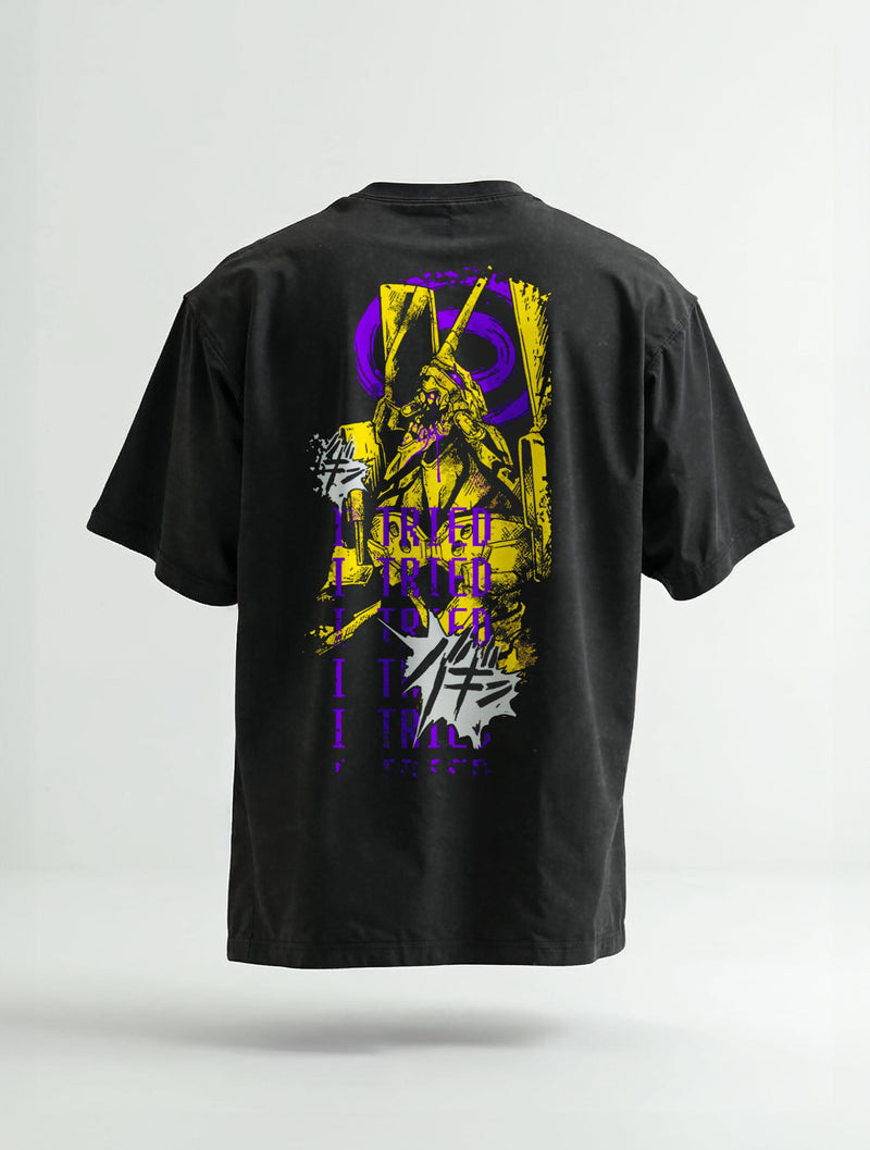 Terminal Impact Vintage Tee - Evangelion-inspired design by Torazen