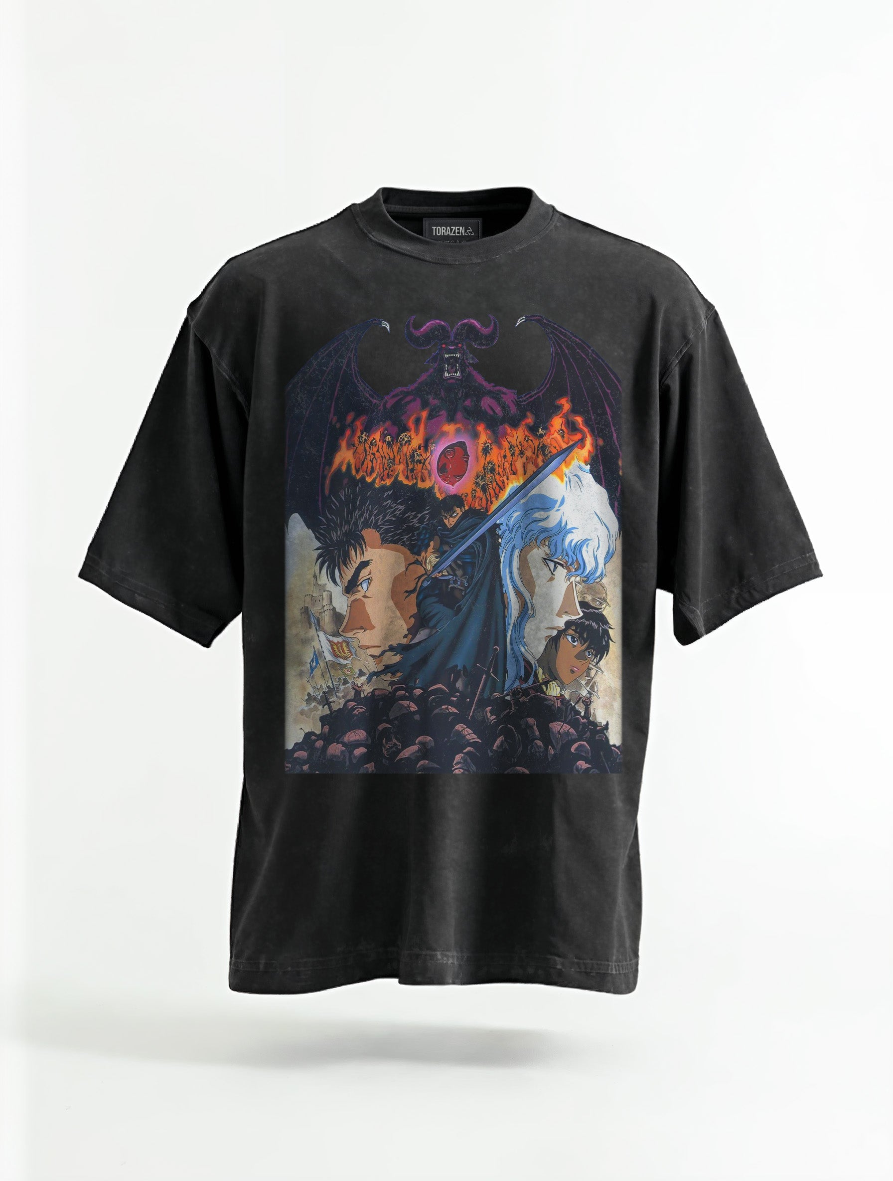 BSRK ✦ Dark Eclipse Vinyl Vintage Tee