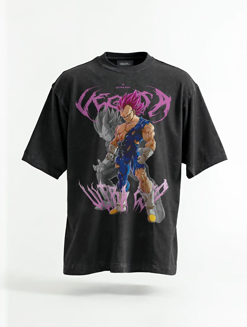 Ultra Ego Vintage Tee - Dragon Ball Z-inspired design by Torazen
