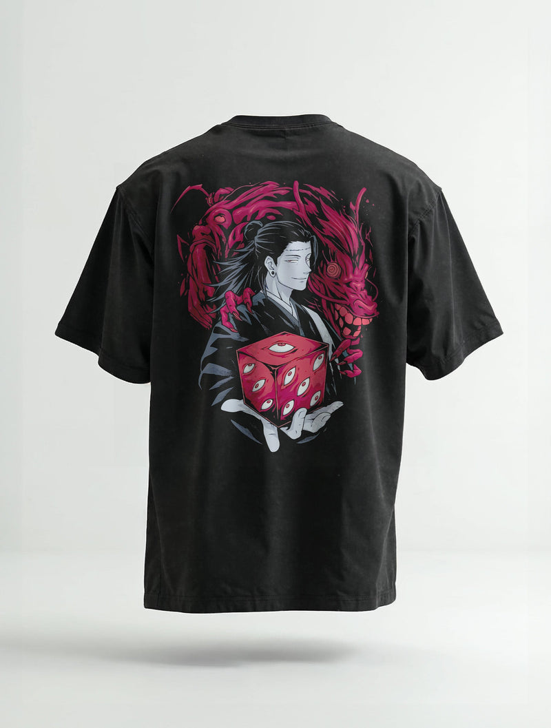 Kenjaku Prison Realm 2-Sided Vintage Tee - Jujutsu Kaisen-inspired design by Torazen