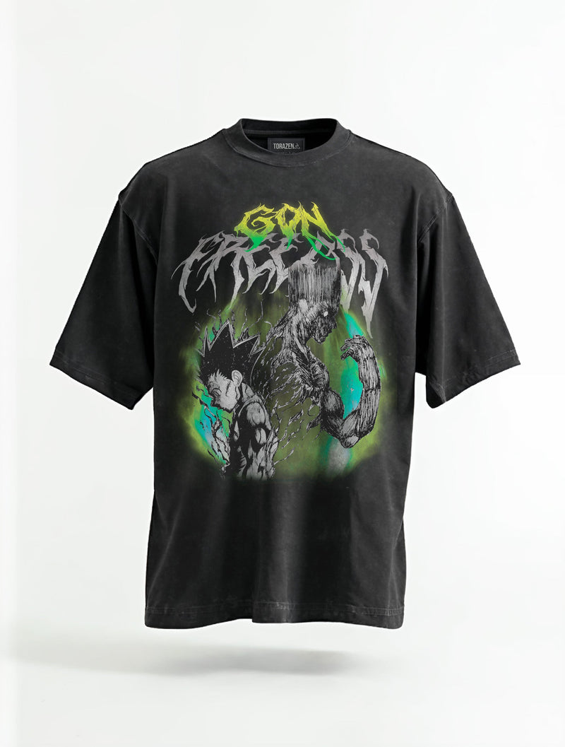 Wild Hunter Freecss Vintage Tee - Hunter x Hunter-inspired design by Torazen