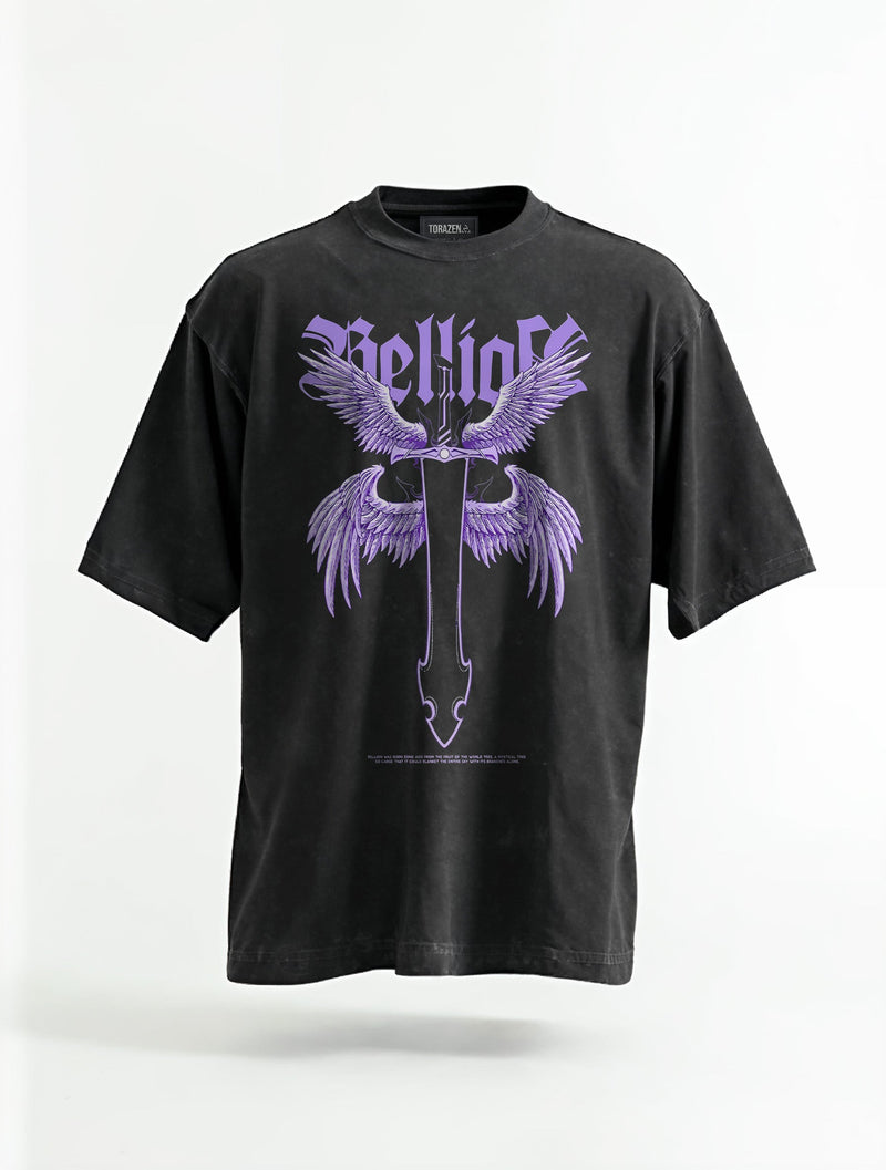 Bellion Shadow Vintage Tee - Solo Leveling-inspired design by Torazen