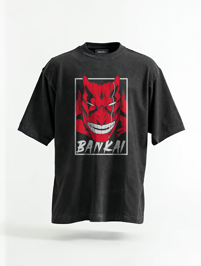Zaraki Bankai Vintage Tee - Bleach-inspired design by Torazen