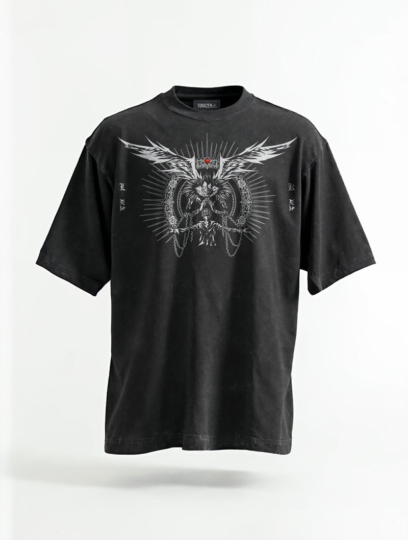 Shinigami's Chess Vintage Tee - Death Note-inspired design by Torazen