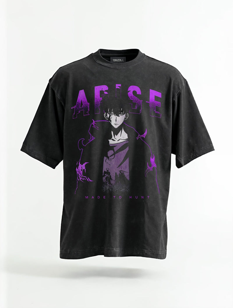 Arise from Shadows Vintage Tee - Solo Leveling-inspired design by Torazen