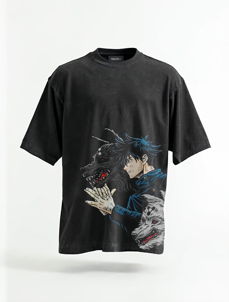 The Divine Dogs Vintage Tee - Jujutsu Kaisen-inspired design by Torazen