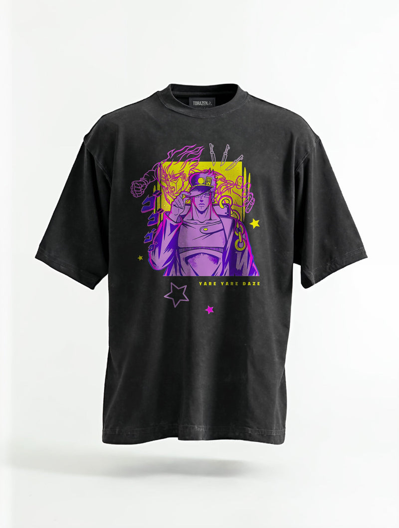 JJBA Vintage Tee - JoJos Bizarre Adventure-inspired design by Torazen