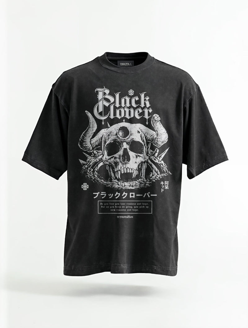 Magic Knights 'Hage' Vintage Tee - Black Clover-inspired design by Torazen