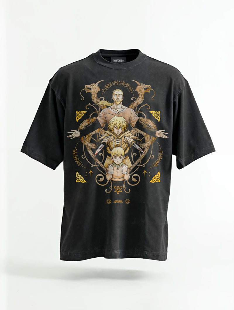 Sons of War Vintage Tee - Vinland Saga-inspired design by Torazen