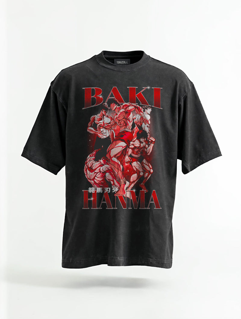 Baki Hanma Vintage Tee - Baki Hanma-inspired design by Torazen