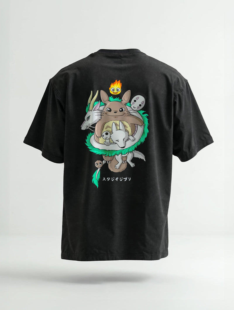 Spirited Away V2 2-Sided Vintage Tee - Studio Ghibli-inspired design by Torazen