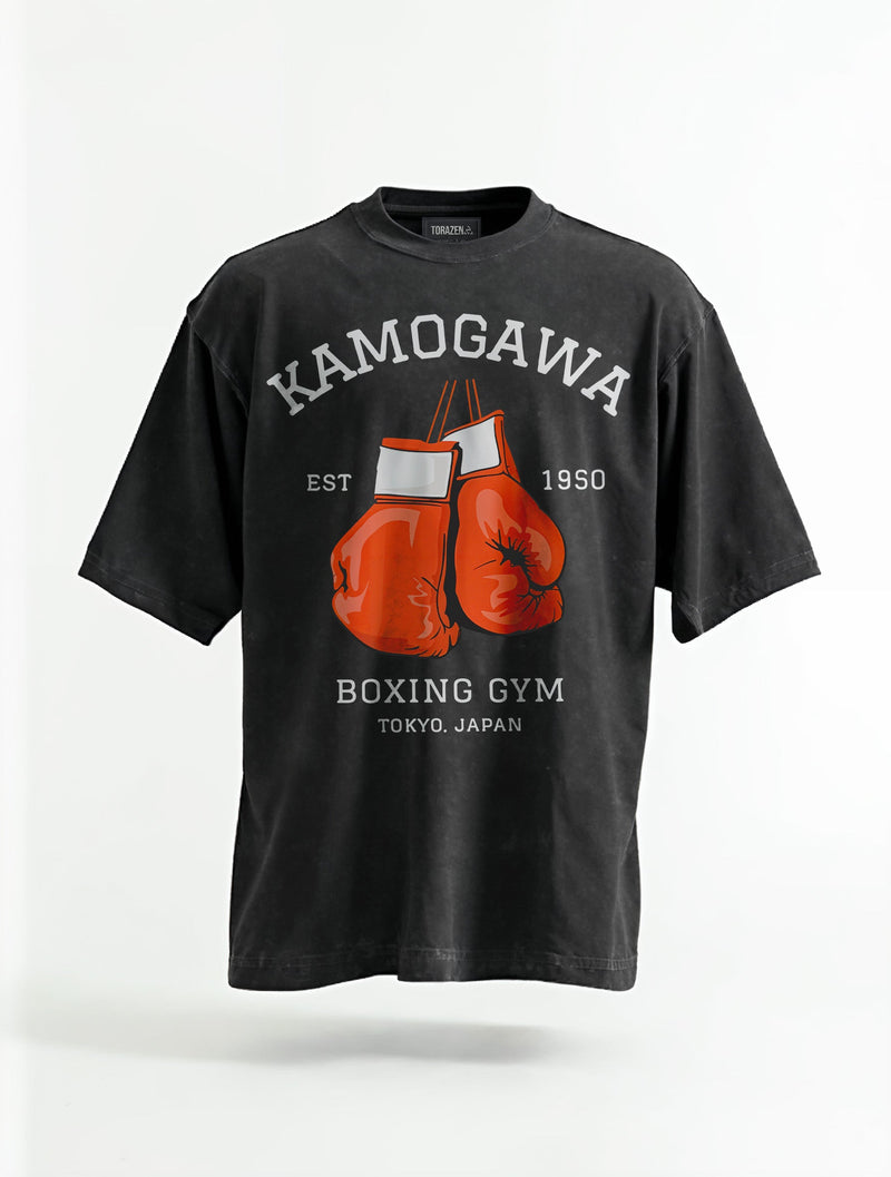 Kamogawa Gym Vintage Tee - Hajime no Ippo-inspired design by Torazen