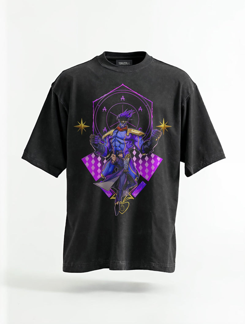 Jotaro's Star Platinum Vintage Tee - JoJos Bizarre Adventure-inspired design by Torazen