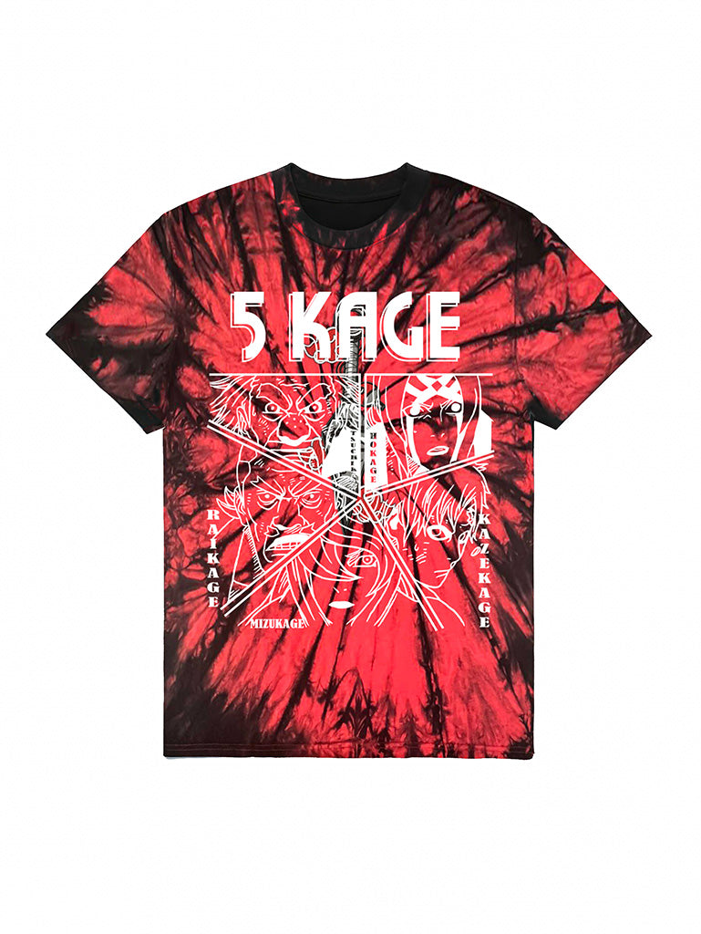 A t-shirt with anime-inspired design, blending manga shonen style with modern streetwear aesthetic.