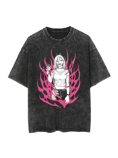 anime-inspired tee with blood fiend vintage tee design