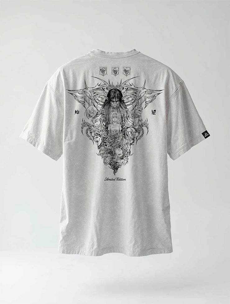 Freedom Cry Vintage Tee - Attack on Titan-inspired design by Torazen