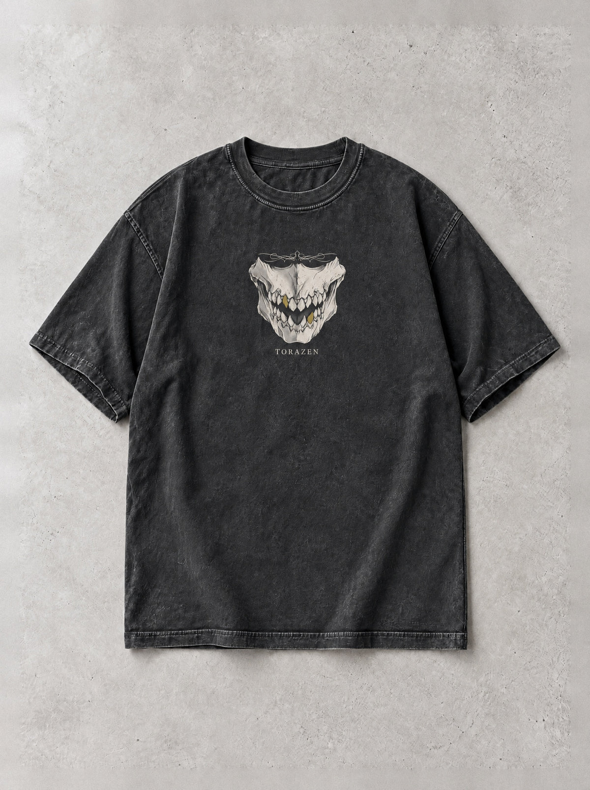 Jaw Titan Vintage Tee by Torazen, front view