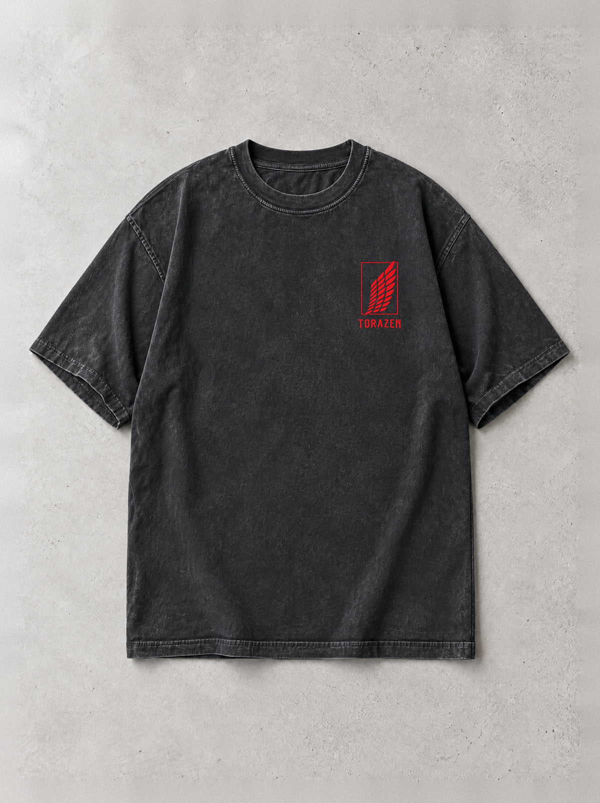 Sasageyo Charge Vintage Tee by Torazen, front view