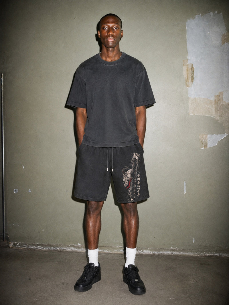 BAKI ✦ Four Thousand Years Performance Shorts by Torazen, worn on model