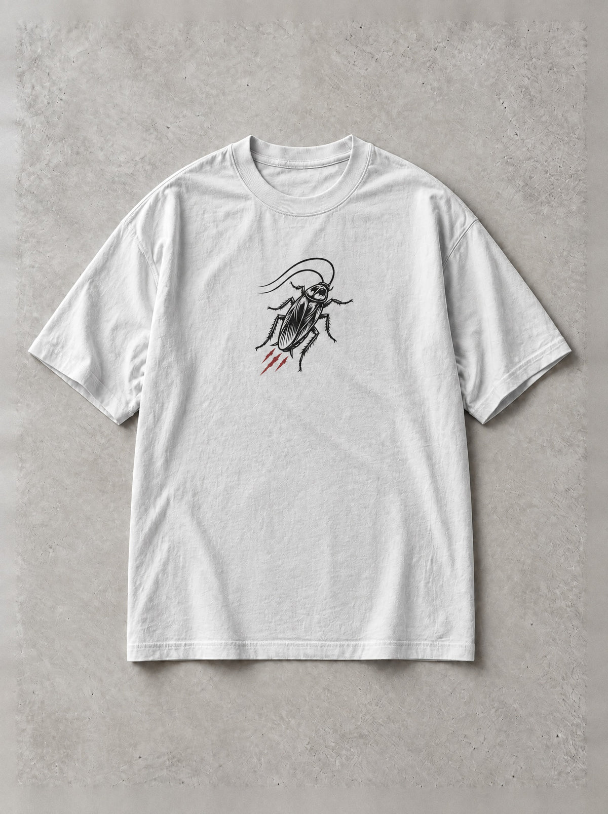 Champion Flex Vintage Tee - Baki-inspired design by Torazen, front view