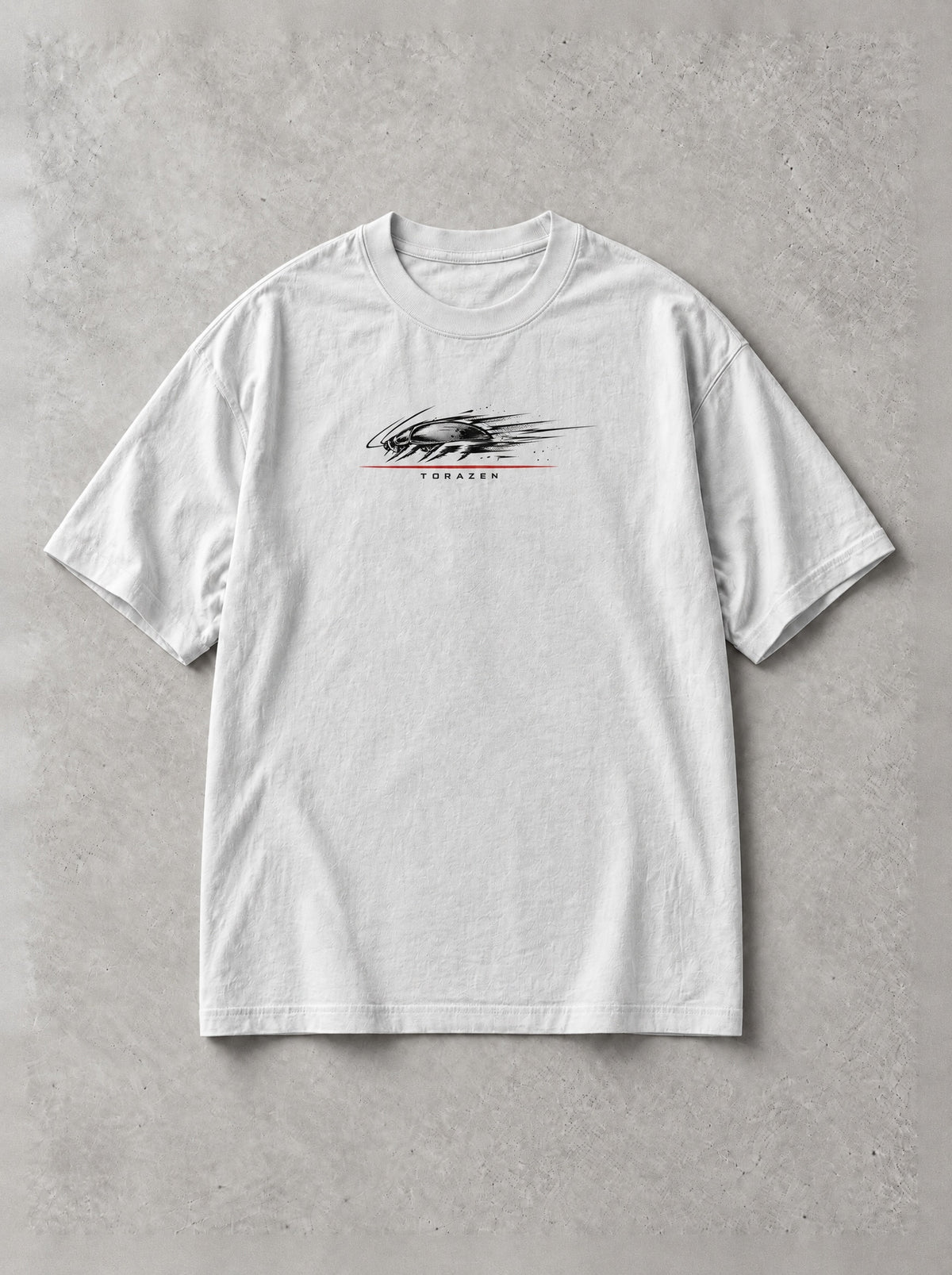 Cockroach Dash Vintage Tee by Torazen, front view